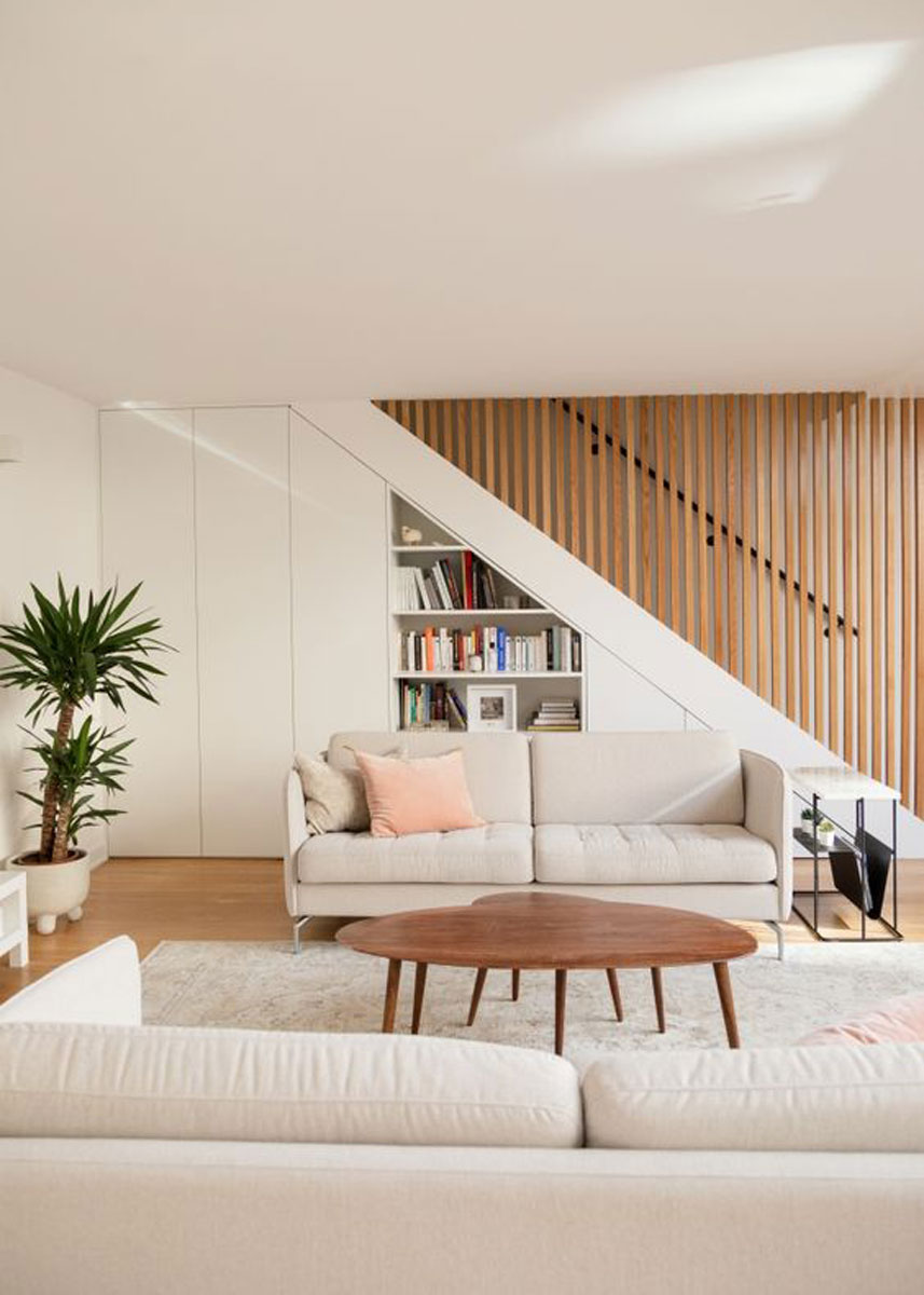 como fabricar un mueble debajo de escalera